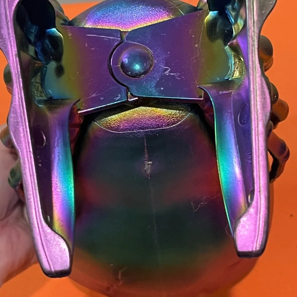 6/$25 Iridescent Skull Candy bowl - Picture 8 of 10